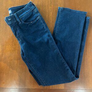 NYDJ Dark Wash Marilyn Straight Jeans Size 6P
